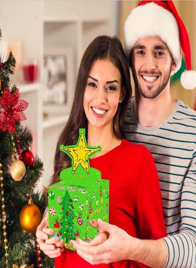 Boroner Christmas Money Box – Money Box for Cash Gift Pull, DIY Cash Gift Box with Transparent Money Bags, Secret Santa Gift, Stocking Stuffer, Fun Xmas Gift Box - Image 2